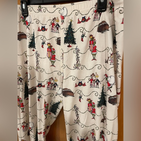Hanna Andersson Adult Dr. Seuss Grinch Long John Pajama Pants - Picture 5 of 5